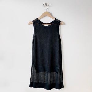 🌱 White + Warren Black Top | Medium